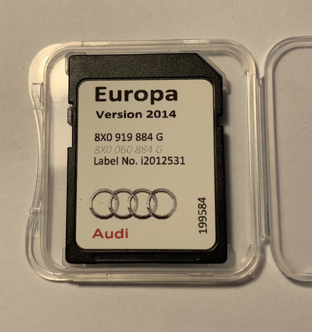 Rmc Card Audi Genuine A1 A6 A7 Q3 RMC Maps Sat Nav SD Card 2014 8X0919884G ...