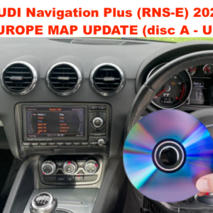 AUDI Navigation Plus RNS-E EUROPE MAP LATEST DVD 2020 UPDATE A3, A4, A6, R8,RS3, S3, TT