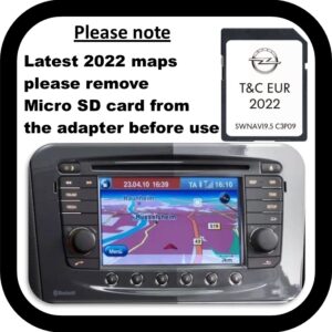 Touch & Connect Vauxhall maps Micro SD