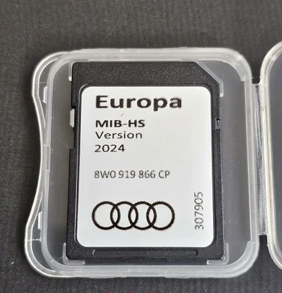 Genuine Audi MIB-HS SD Card 2024 A3 A4 A5 Q2 Q5 2024 SAT NAV 8W0919866CP Europe 1 8W0919866CP