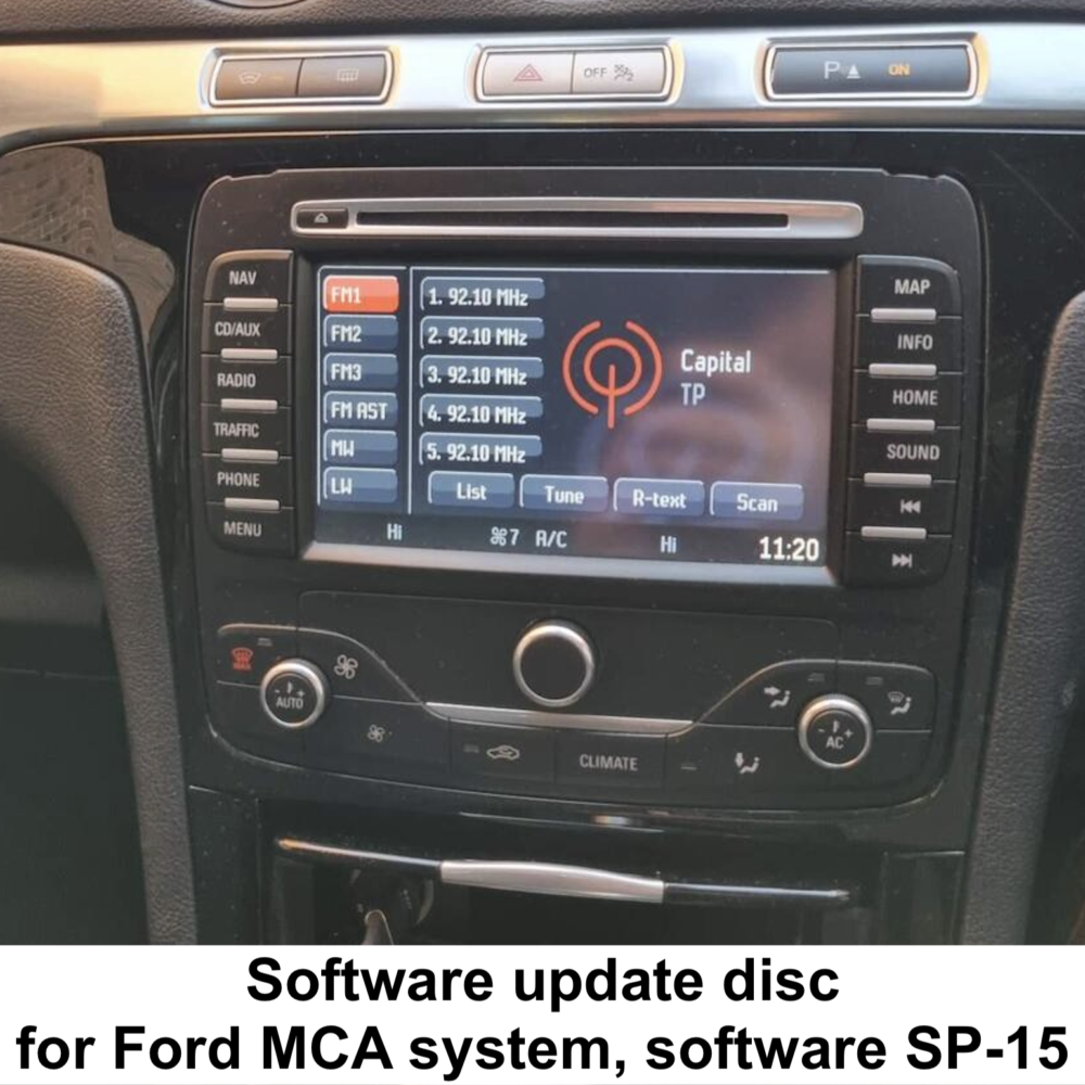 Essential Ford MCA Software Update SP15 - Update Your Maps